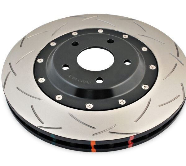 DBA 05-12 Corvette C6 w/Z06 pkg Front Slotted 5000 Series 2 Piece Rotor Assembled w/ Black Hat