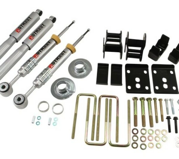 Belltech Lowering Kit 09-13 Ford F150 Ext Cab/Quad Cab Short Bed 2WD 2in or 3in F/4in Rear w/ Shocks