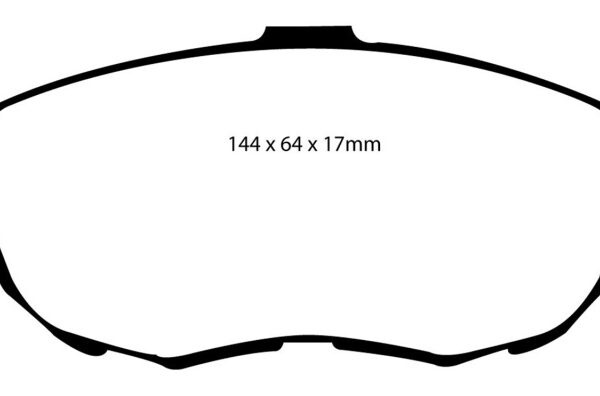 EBC 93-97 Lexus GS300 3.0 Redstuff Front Brake Pads