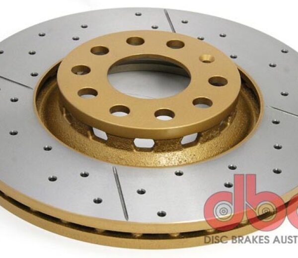 DBA 02-06 Audi A4 3.0L Front Street Drilled & Slotted Rotor