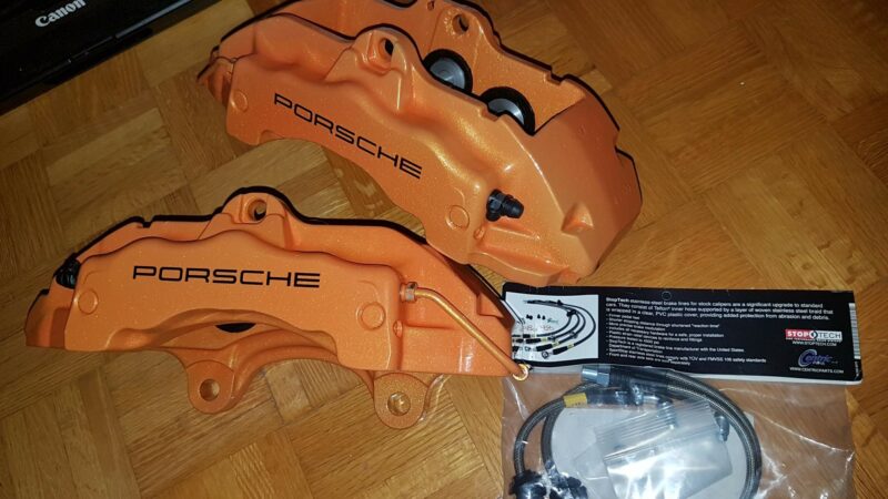 Bolt-On Customizable Porsche 6-Pot 17Z Front Brake Kit Upgrade - VW Golf/Jetta Mk5/Mk6 - Passat B6 / Audi A3 8P - TT Mk2 - Image 4