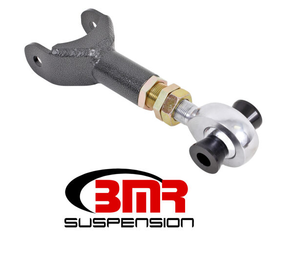BMR 11-14 S197 Mustang Upper Control Arm On-Car Adj. Rod Ends - Black Hammertone