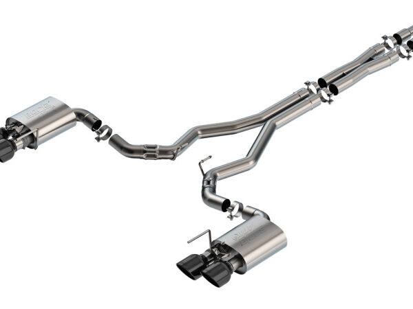Borla 2024 Ford Mustang Dark Horse 5.0L V8 w/Active Exhaust ATAK Cat-Back Exhaust System - BC Tips