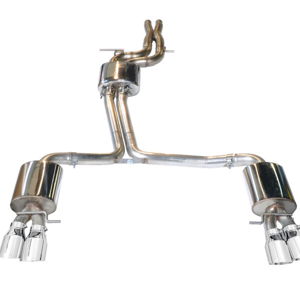AWE Tuning Audi B8.5 S5 3.0T Touring Edition Exhaust System - Polished Silver Tips (90mm)