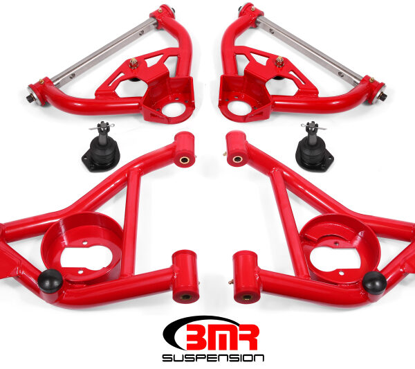 BMR 78-87 G-Body Upper And Lower A-Arm Kit - Red