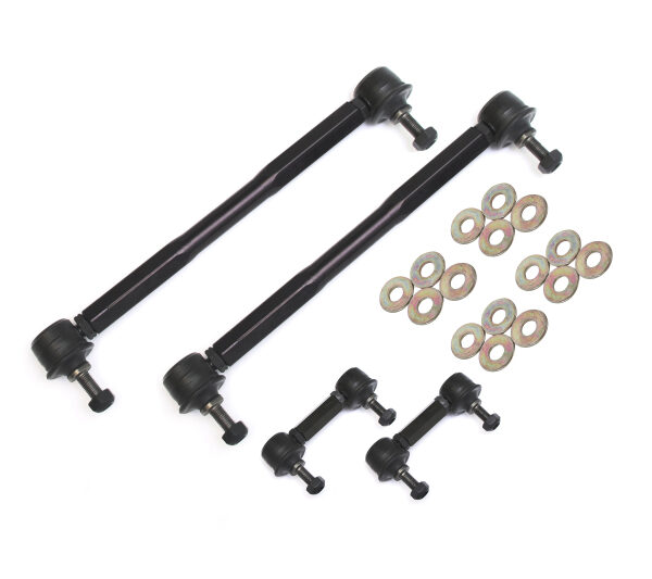 BMR 14-17 Chevy SS Front and Rear Sway Bar End Link Kit - Black