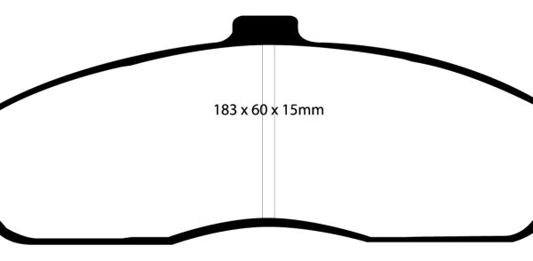 EBC 03-04 Cadillac XLR 4.6 Bluestuff Front Brake Pads