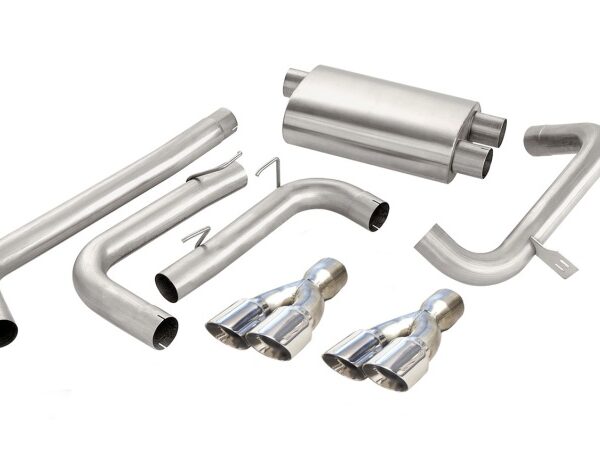 Corsa 1998-2002 Chevrolet Camaro Convertible Z28 5.7L V8 LS1 Polished Sport Cat-Back Exhaust