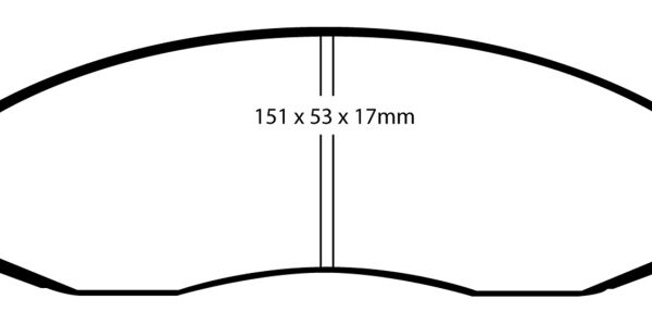 EBC 93-98 Nissan Skyline (R33) 2.5 GTS Redstuff Front Brake Pads