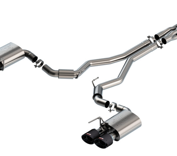 Borla 2020 Ford GT500 5.2L AT 3in ATAK CatBack Exhaust w/ Carbon Fiber Tips