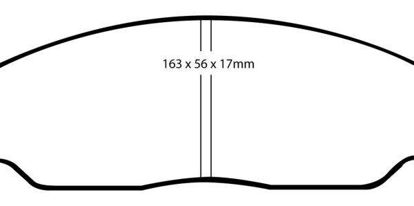 EBC 05-10 Ford Mustang 4.0 Redstuff Front Brake Pads