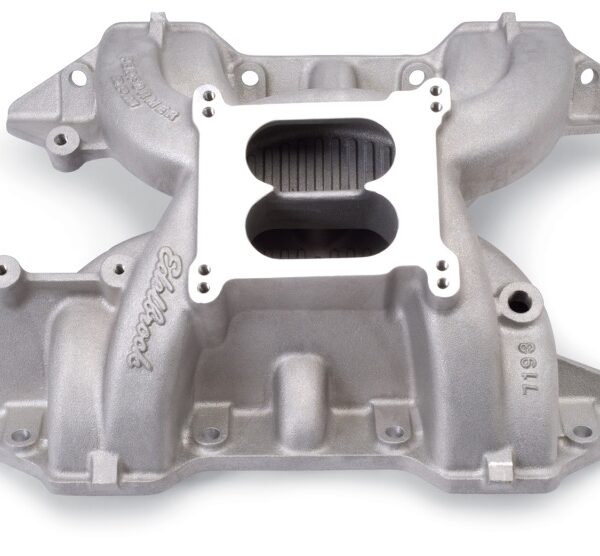 Edelbrock Perf RPM 440 Polished Manifold