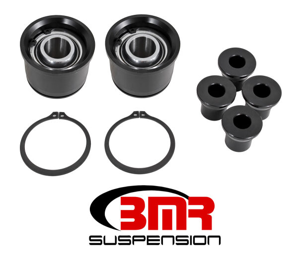 BMR 15-17 S550 Mustang Premium Rear Lower Control Arm Bearing Kit - Black