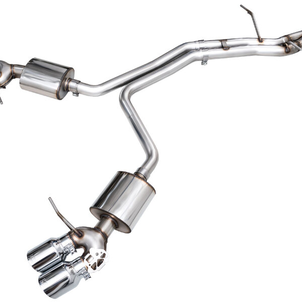AWE Tuning 19-21 Porsche Macan 3.0T/2.9TT Touring Edition Catback Exhaust w/ Chrome Silver Tips