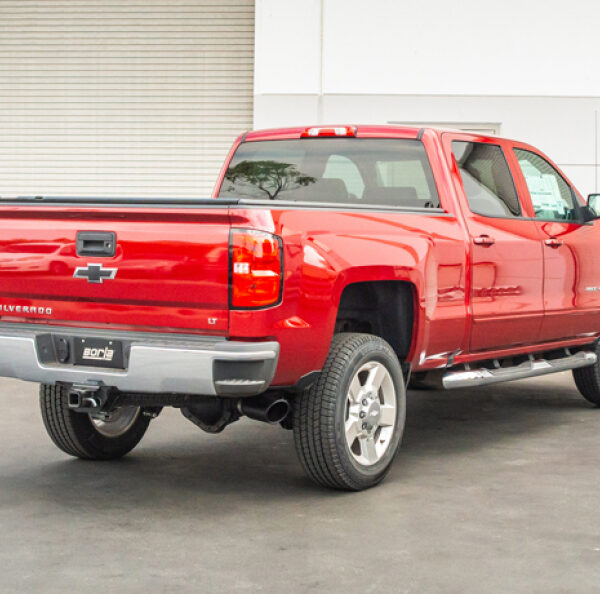 Borla 15-19 Chevy Silverado 2500 6.0L CC/STD Bed/153.7in WB S-Type Catback Exhaust Black Chrome Tip