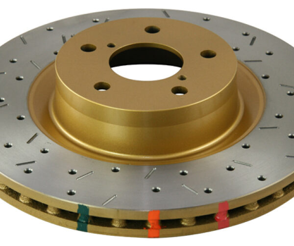 DBA 12+ Subaru/Scion BRZ/FR-S (US Spec)/ 08-13 WRX Rear Cross Drilled Slotted 4000 Series Rotor