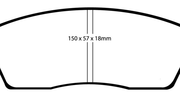 EBC 05-09 Chrysler 300 2.7 Yellowstuff Front Brake Pads