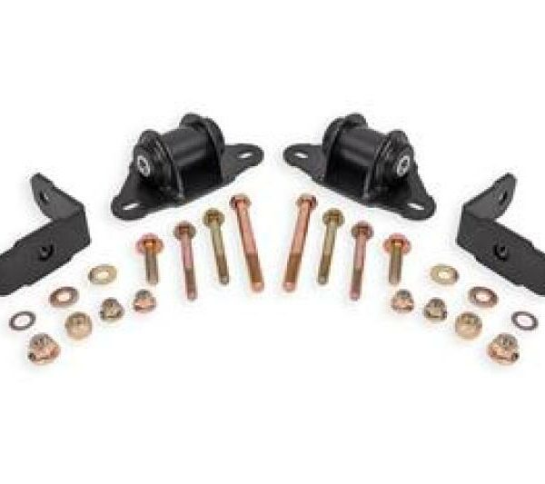 BMR 14-19 Chevrolet Corvette Transmission/Differential Mount - Black Hammertone