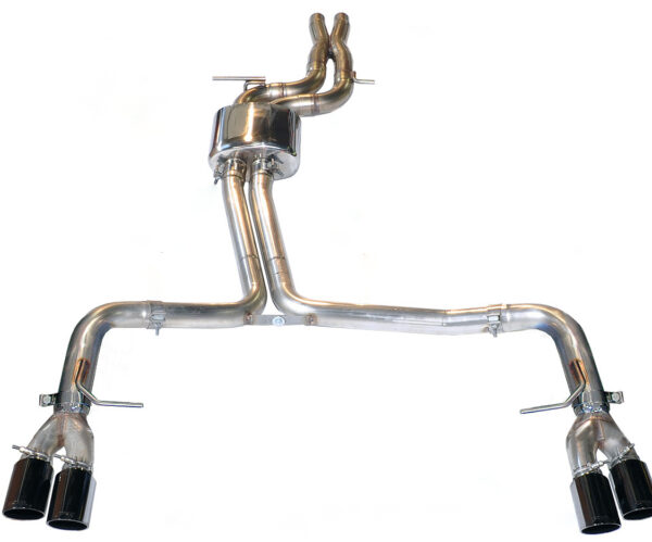 AWE Tuning Audi B8.5 S5 3.0T Track Edition Exhaust - Diamond Black Tips (102mm)