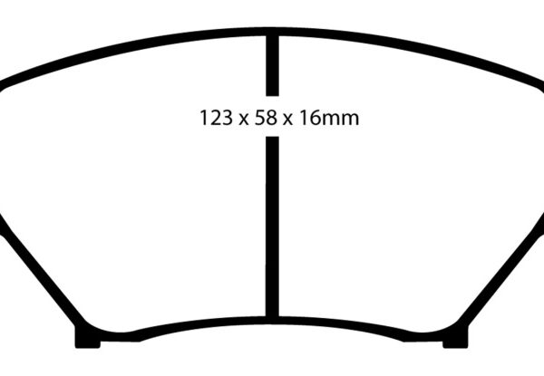 EBC 01-03 Mazda Miata MX5 1.8 (Sports Suspension) Yellowstuff Front Brake Pads