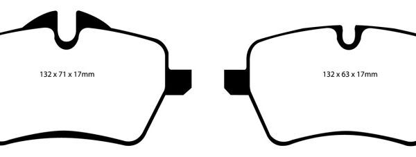 EBC 07-14 Mini Hardtop 1.6 Turbo Cooper S Yellowstuff Front Brake Pads