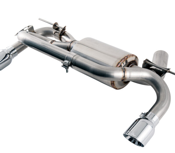 AWE Tuning BMW F3X 340i Touring Edition Axle-Back Exhaust - Chrome Silver Tips (90mm)