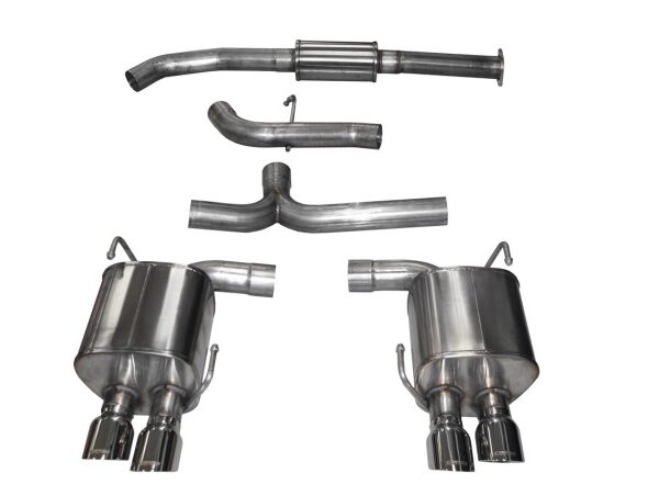 Corsa 2015-2021 Subaru WRX Cat Back Exhaust Polished Quad 3.5in Tips Sport