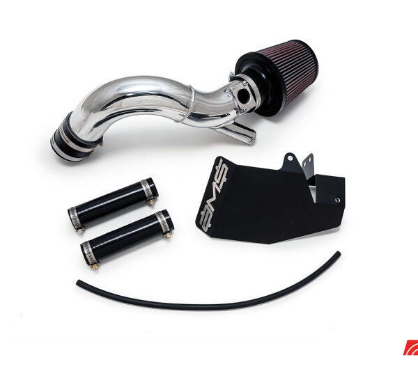 AMS Performance 08-15 Mitsubishi EVO X Replacement Intake Pipe w/MAF Housing & Bungs - Black