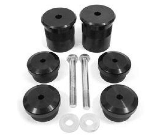BMR 15-18 Dodge Challenger Aluminum Differential Mount Housing Bushing Kit - Black Anodized