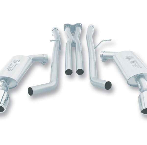 Borla 05-06 Pontiac GTO Coupe 2dr 6.0L 8cyl AT/MT 4spd/6spd RWD SS Catback Exhaust w/ inXin Pipe