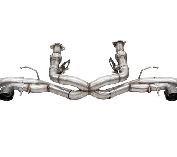 Corsa 2020-24 Corvette C8 3in Xtreme Cat-Back Exhaust 4.5in Black Quad Tips - Deletes stock AFMValve