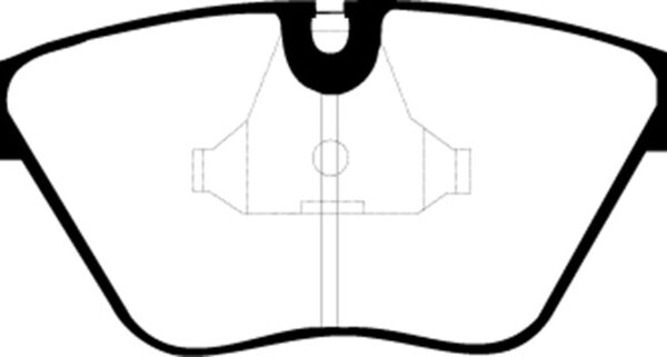 EBC 89-91 Audi 200 2.2 Turbo (ATE) Greenstuff Front Brake Pads