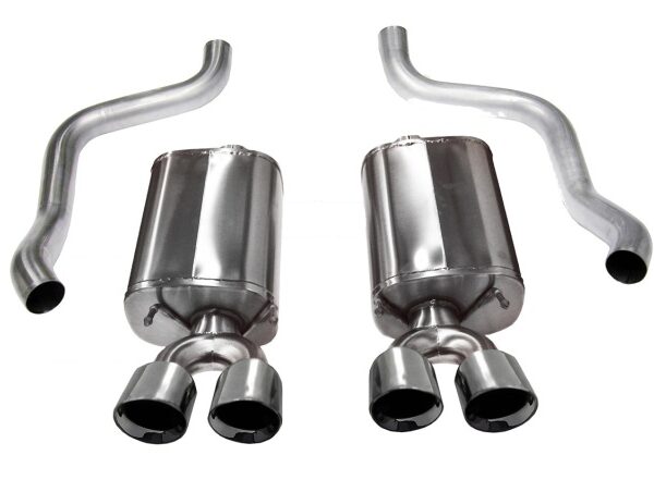 Corsa 2009-2013 Chevrolet Corvette C6 6.2L V8 Polished Sport Axle-Back Exhaust