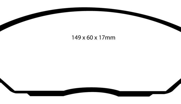 EBC 01-06 Hyundai Santa Fe 2.4 Yellowstuff Front Brake Pads