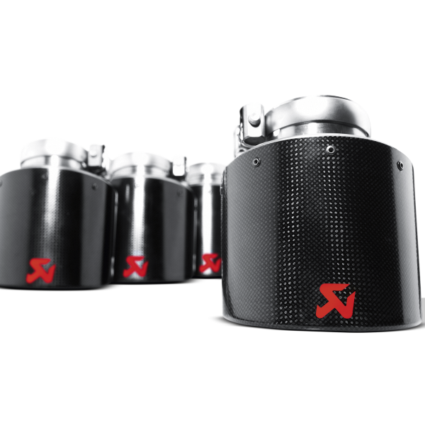 Akrapovic 06-13 Chevrolet Corvette ZO6/ZR1 (C6) Tail Pipe Set (Carbon 125 mm)