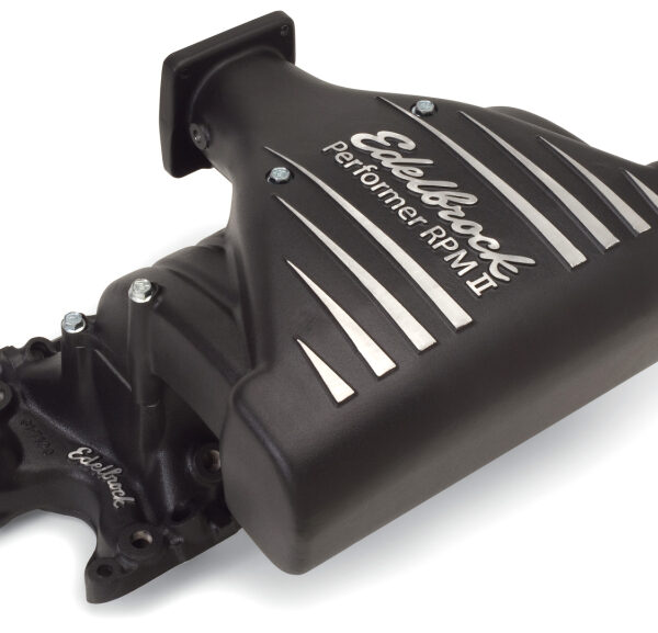 Edelbrock Intake Manifold Ford Mustang 5 0L Performer RPM II Manifold Black Finish