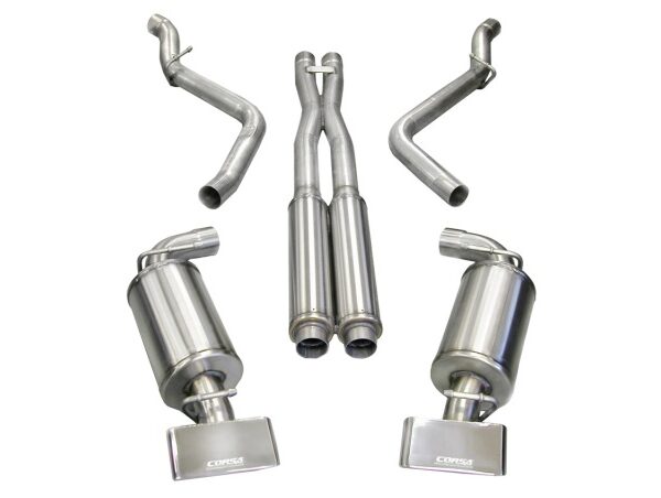 Corsa 2008-2010 Dodge Challenger SRT-8 6.1L V8 Polished Xtreme Cat-Back Exhaust
