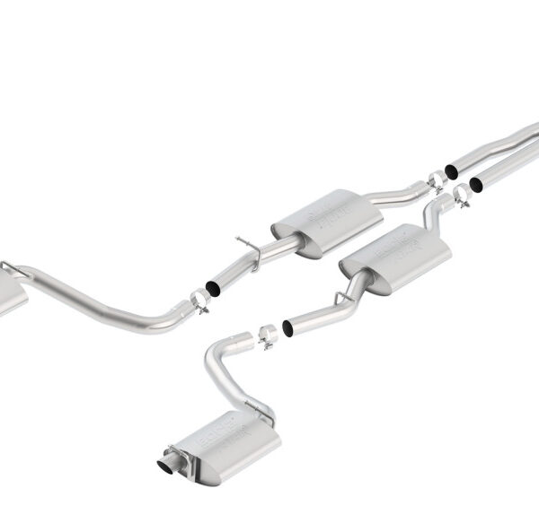 Borla 15-16 Dodge Charger R/T 5.7L No Tip Use Factory Valence Single Split Rear Exit ATAK Exhaust