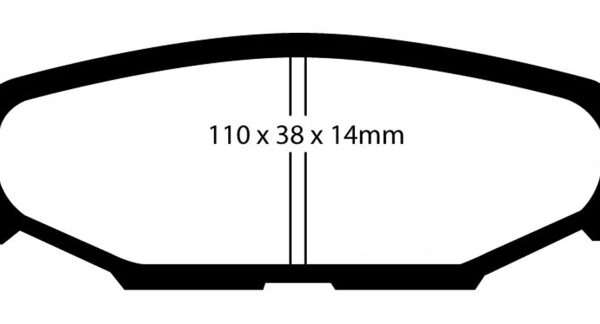 EBC 08-10 Subaru Impreza 2.5 Bluestuff Rear Brake Pads