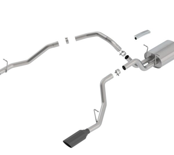 Borla 2019 RAM 1500 5.7L V8 AT 4DR Crew Cab Short Bed Touring SS Catback Exhaust - Black Chrome Tip