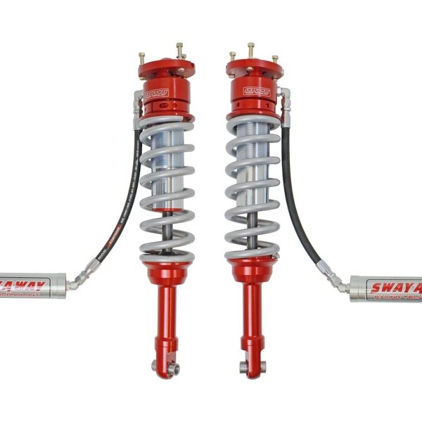 aFe Sway-A-Way 3.0in Front Coilover Kit 2017 Ford F-150 Raptor V6-3.5L (tt) w/Remote Reservoirs