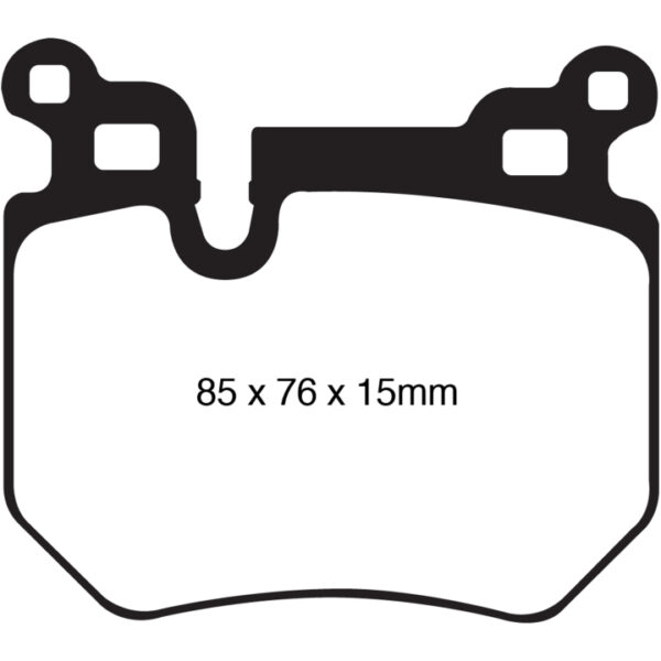 EBC 08-10 BMW 135 3.0 Twin Turbo Redstuff Rear Brake Pads