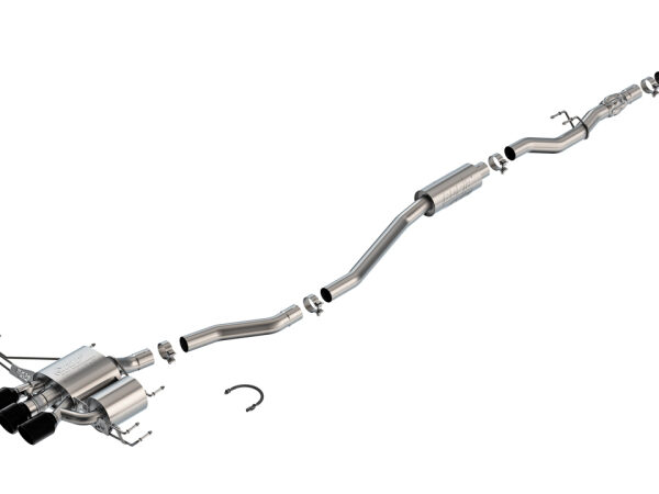 Borla 2023 Honda Civic Type R MT ATAK Catback Exhaust w/ 4in Ceramic Black Tips