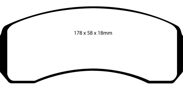 EBC 07+ Buick Enclave 3.6 Yellowstuff Front Brake Pads