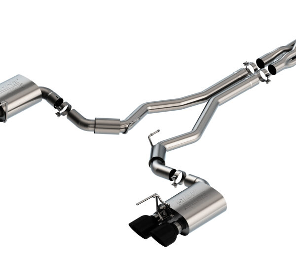 Borla 2020 Ford GT500 5.2L AT 3in ATAK CatBack Exhaust w/ Black Chrome Tips