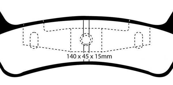 EBC 95-01 Ford Explorer 4.0 2WD Yellowstuff Rear Brake Pads