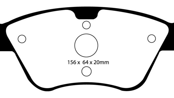 EBC 03-08 Chrysler Crossfire 3.2 Yellowstuff Front Brake Pads
