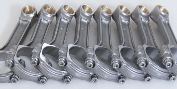 Eagle Chevrolet LS-Series I-Beam Connecting Rod 6.100in w/ 3/8in ARP 8740 (Set of 8)