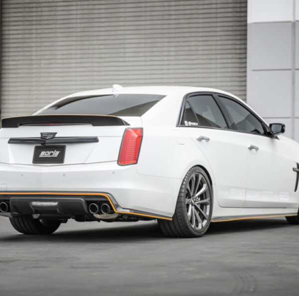 Borla 16-18 Cadillac CTS-V 6.2L V8 2.75in Diameter S Type Catback Exhaust w/ Valves Black Chrome Tip