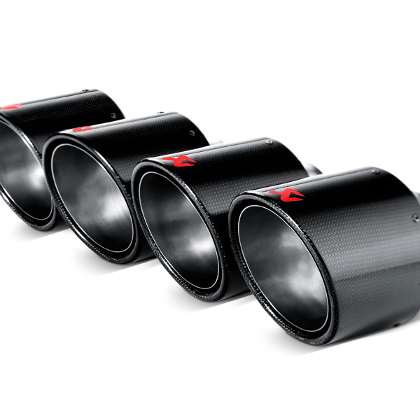 Akrapovic 06-13 Chevrolet Corvette ZO6/ZR1 (C6) Tail Pipe Set (Carbon 115 mm)